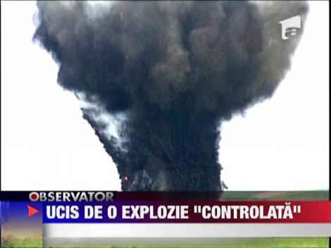O explozie controlata s-a transformat intr-o tragedie, in Suceava!