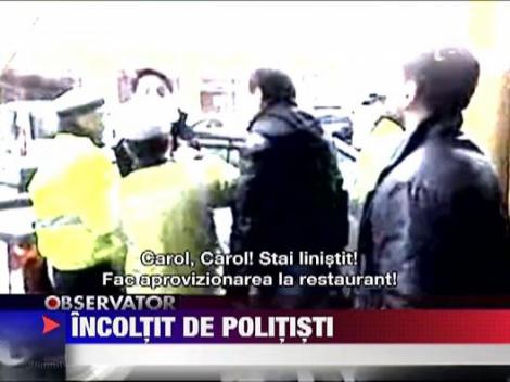 Scandal cu politisti pe o strada din Constanta