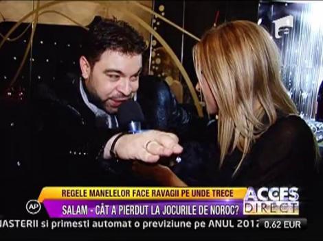 Florin Salam a pierdut sume uriase la jocurile de noroc