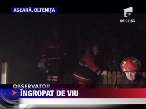 Muncitor ingropat de viu