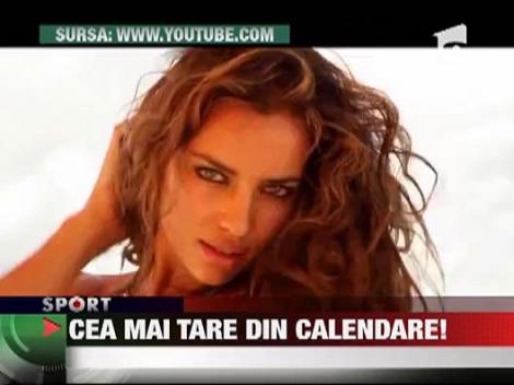 Irina Shayk a aparut in cel mai tare calendar de costume de baie din lume