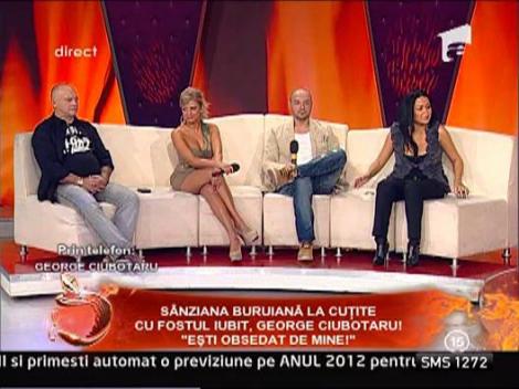 George Ciubotaru: "Sanziana Buruiana e obsedata de mine, nu eu de ea"