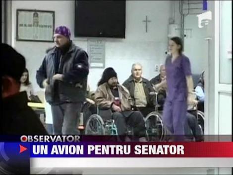 Verestoy Attila, transportat gratuit cu avionul SMURD datorita unui bebelus