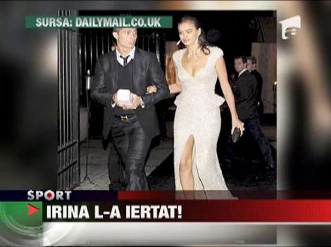 Cristiano Ronaldo a fost iertat de Irina