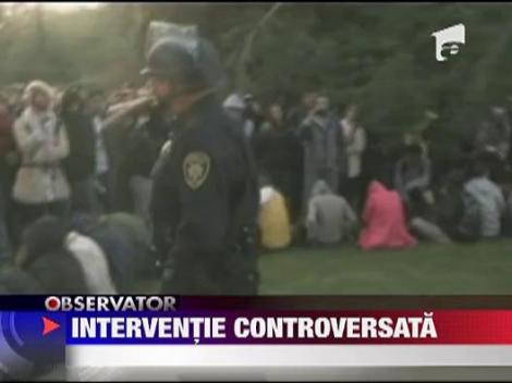 Interventie controversata a unui politist american