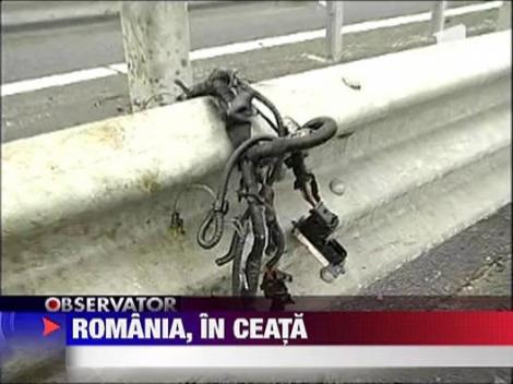 Ceata deasa si poleiul au pus stapanire pe Romania