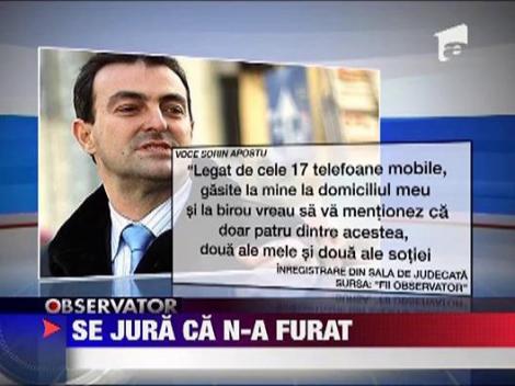 Sorin Apostu jura ca n-a furat