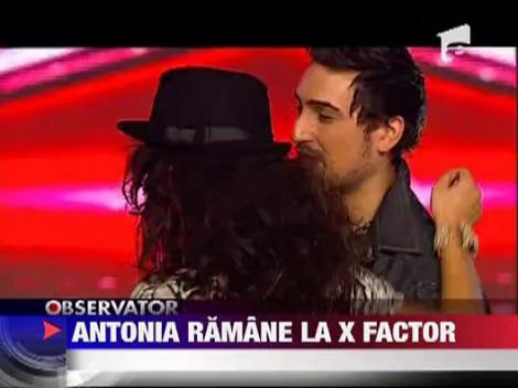 Antonia ramane la X Factor