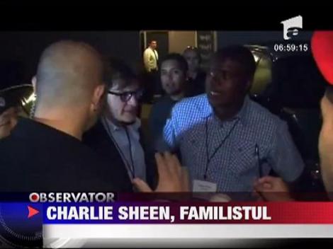 Charle Sheen s-a facut baiat cuminte