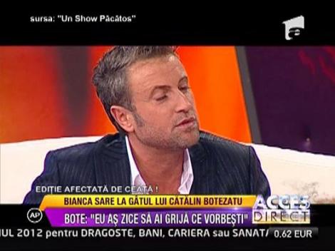Bianca sare la gatul lui Catalin Botezatu
