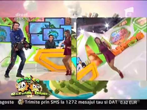 Roxana Vancea se dezlantuie in pasi de dans