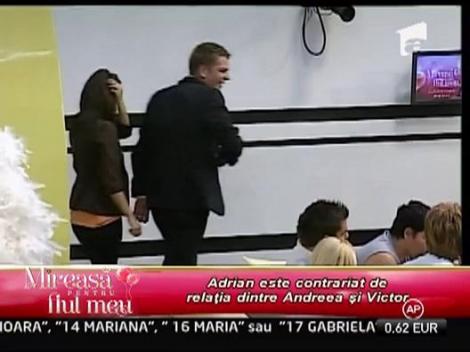 Andreea si Victor se saruta!