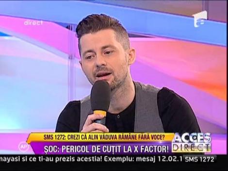 Alin Vaduva si-ar putea pierde vocea