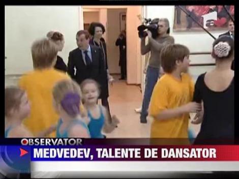 Medvedev are talent de dansator