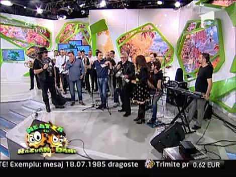 Ovidiu Lipan Tandarica, Stelu Enache, Rona Hartner si Fanfara 10 Prajini, la Neatza