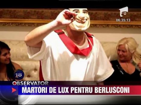 George Clooney si Cristiano Ronaldo, audiati intr-unul din procesele lui Berlusconi