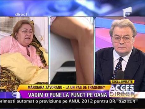 Vadim Tudor si Marioara Zavoranu o pun la zid pe Oana