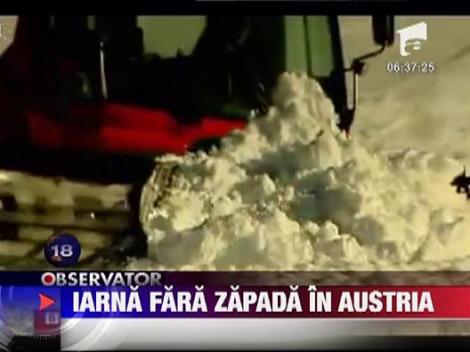 Iarna fara zapada in Austria