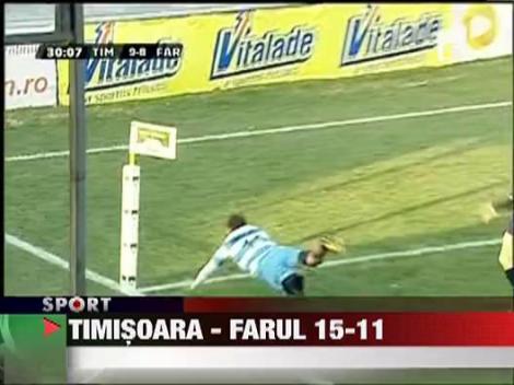 Calafeteanu a batut de unul singur Farul in finala mica a campionatului la rugby