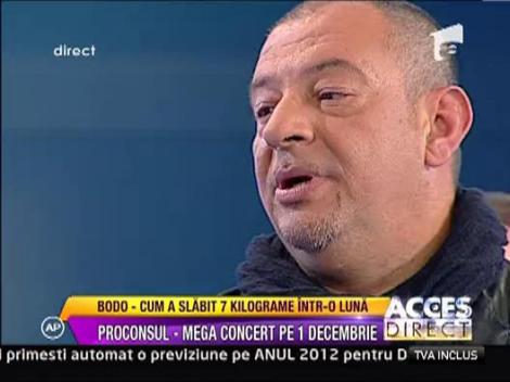 Bodo de la Proconsul vrea sa slabeasca 10 kilograme pana pe 1 decembrie