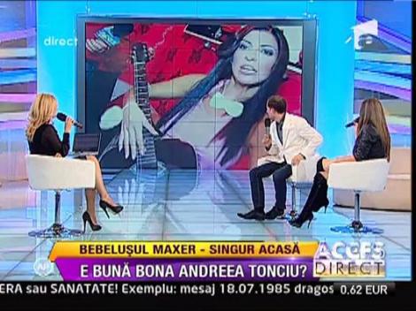 Andreea Tonciu, bona copilului lui Dinu Maxer!