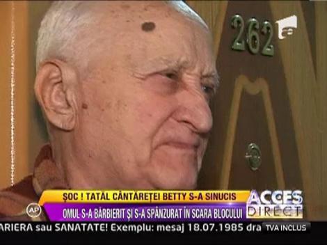 Tatal cantaretei Betty, fosta componenta a trupei Etnic, s-a sinucis