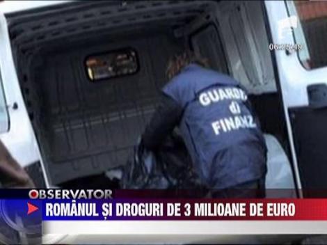 Doi romani prinsi cu jumatate de tona de marijuana, in Italia ‎