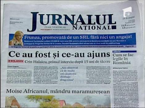 Frunza, promovata de un SRL obscur