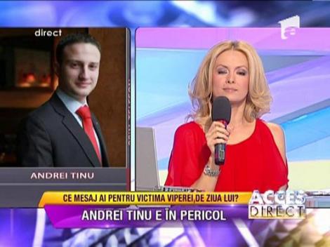 Andrei Tinu: "Am trecut prin momente cumplite"