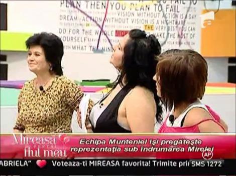 Echipa Munteniei isi pregateste reprezentatia sub indrumarea Mirelei