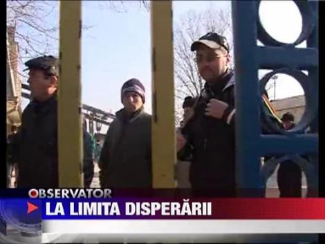 Angajati la limita disperarii