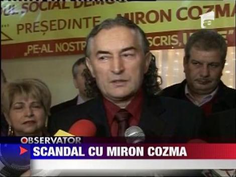 Miron Cozma si-a lansat cu scandal partidul