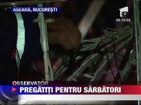 Se aprind luminile de Craciun in Bucuresti