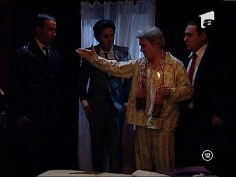 Ceausestii discuta in dormitor