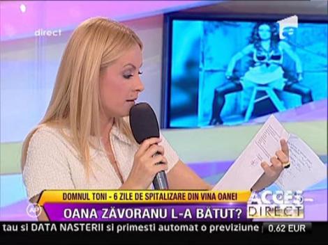 Domnul Toni - 6 zile de spitalizare din vina Oanei Zavoranu