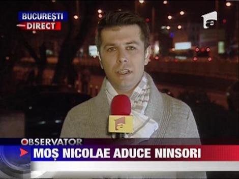 Mos Nicolae aduce ninsori