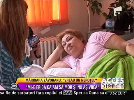 Marioara Zavoranu zace pe un pat de spital! Fiica Oana nu a cautat-o deloc!