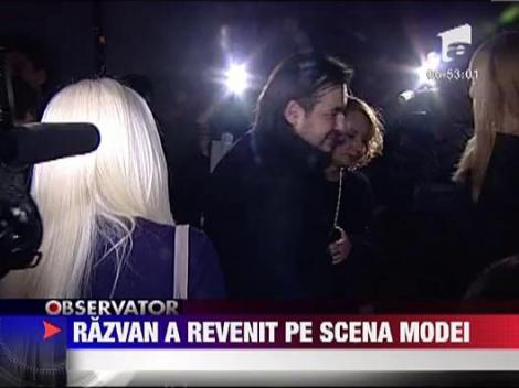 Razvan Ciobanu  a revenit pe scena modei
