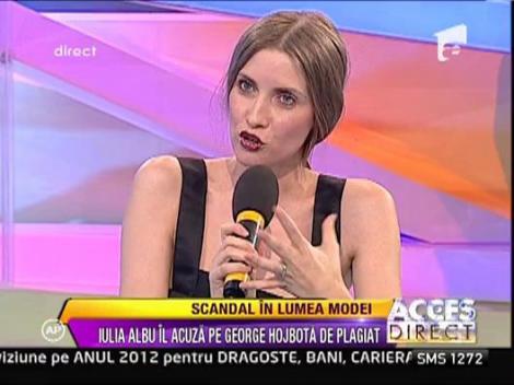 Iulia Albu si George Hojbota se ataca reciproc
