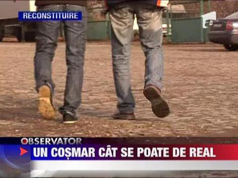 Tanar batjocorit in spatele unui cimitir