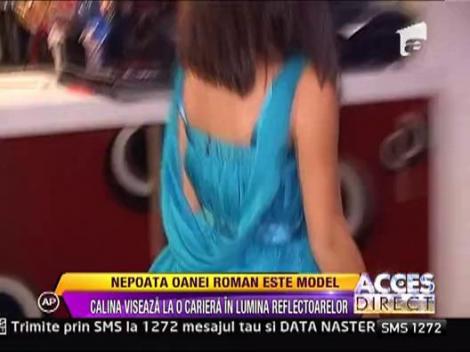 Nepoata Oanei Roman, fotomodel la 13 ani