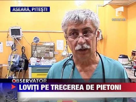 Loviti pe trecerea de pietoni
