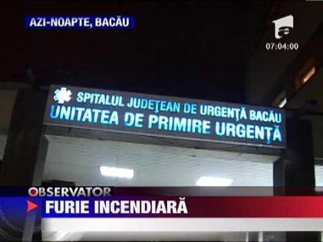 Bacau: Un barbat i-a dat foc sotiei dupa o cearta aprinsa