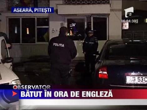 Elev batut crunt la scoala