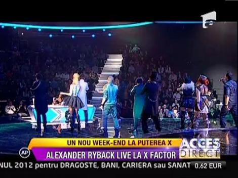 Alexander Ryback canta la galele X Factor!
