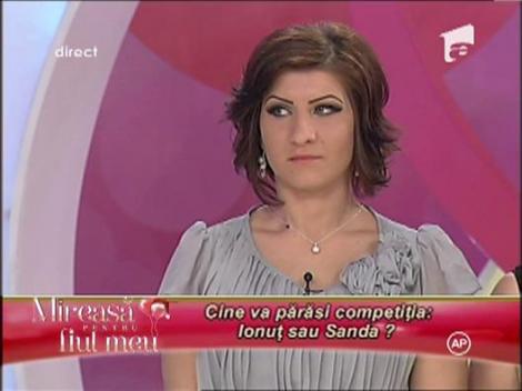 Sanda este eliminata din concurs