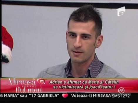 Catalin ii pune la zid pe Marioara si Adrian