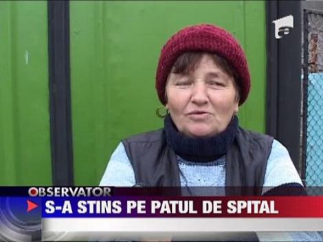 O femeie gravida a murit pe patul de spital
