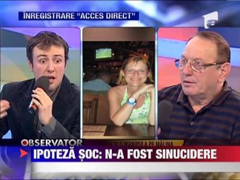 Calin Geambasu: Malina Olinescu nu s-a sinucis!