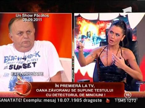 Oana Zavoranu, la detectorul cu minciuni